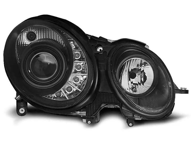 Frontlykter Mercedes-Benz E-Klasse (W211) 2002-2006 DAYLIGHT BLACK – bilde 9