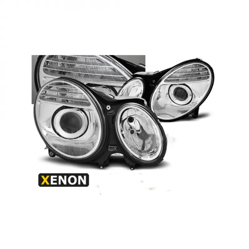 Frontlykter Mercedes-Benz E-Klasse (W211) 2002-2006 XENON CHROME
