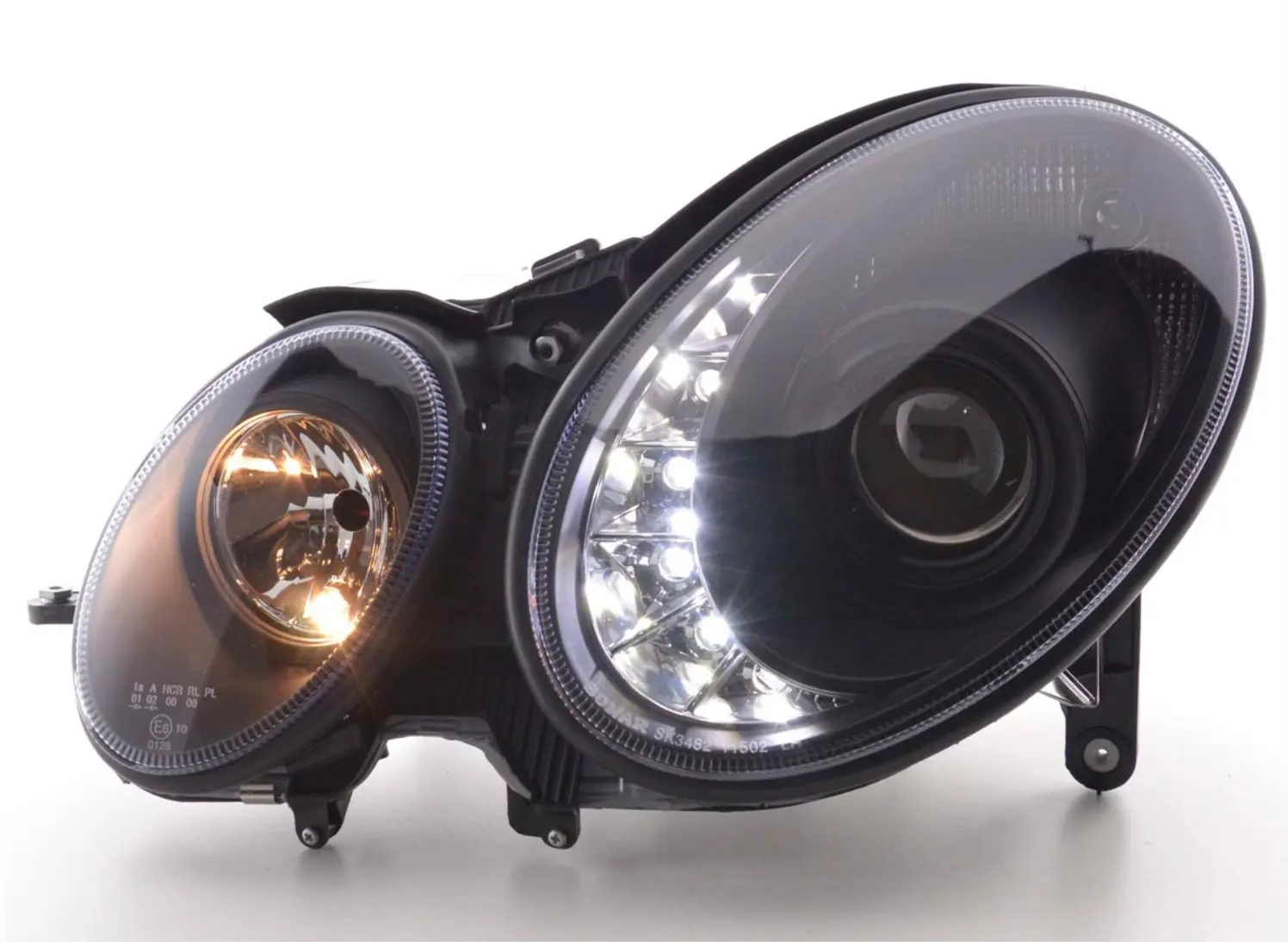 Frontlykter Mercedes-Benz E-Klasse (W211) 2006-2009 DAYLIGHT BLACK – bilde 3