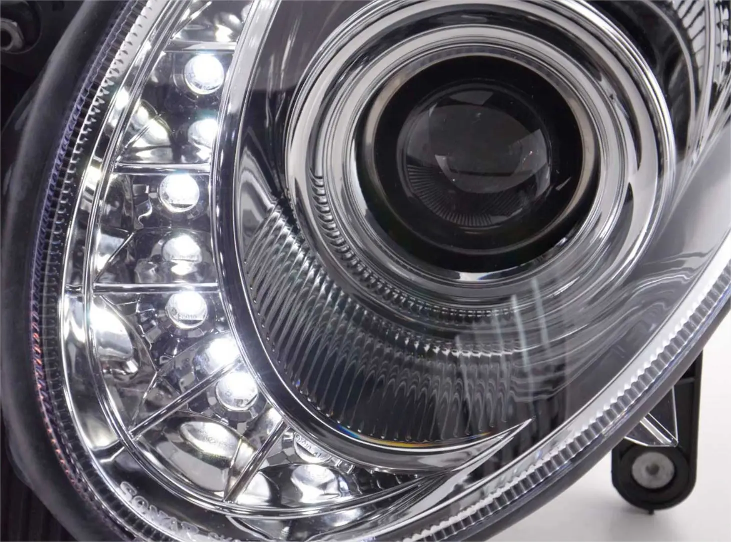 Frontlykter Mercedes-Benz E-Klasse (W211) 2006-2009 DAYLIGHT CHROME – bilde 3