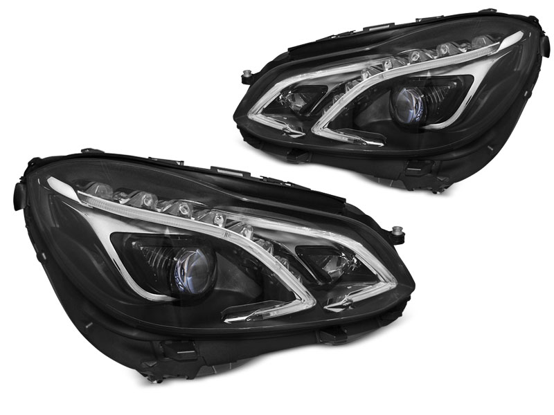 Frontlykter Mercedes-Benz E-Klasse (W212) 2013-2016 TRUE DRL BLACK – bilde 12