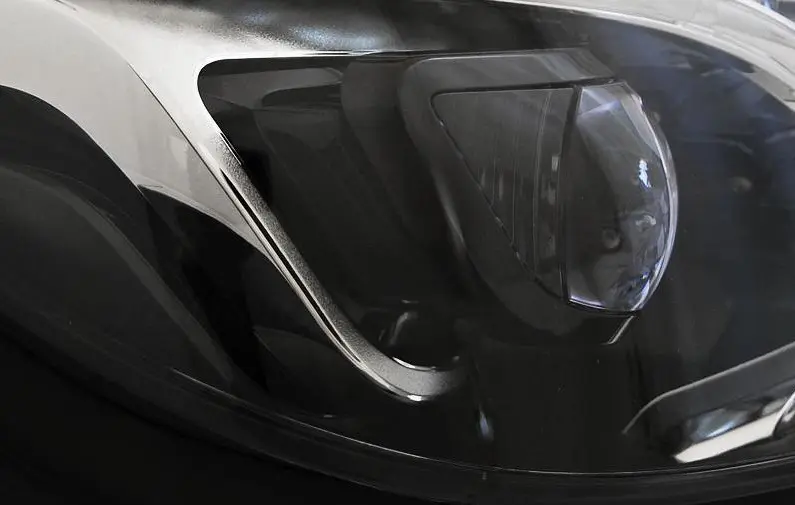 Frontlykter Mercedes-Benz E-Klasse (W212) 2013-2016 TRUE DRL BLACK – bilde 9