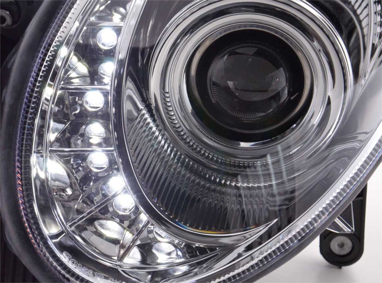 Frontlykter Mercedes-Benz E (W211 / S211) 2002 - 2006 │ DAYLIGHT CHROME – bilde 3