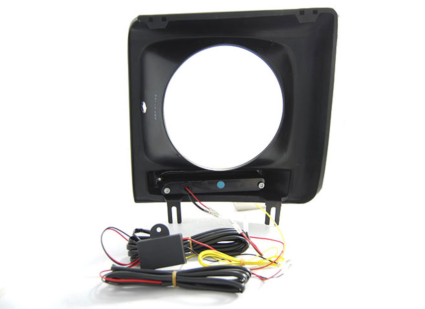 Frontlykter Mercedes-Benz G-Klasse (W461/W463) 2001-2012 FRAME LED DRL BLACK – bilde 3