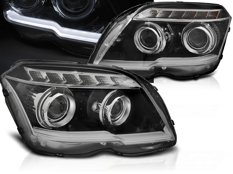 Frontlykter Mercedes-Benz GLK (X204) 2008 - 2012 │ TUBE LIGHT BLACK