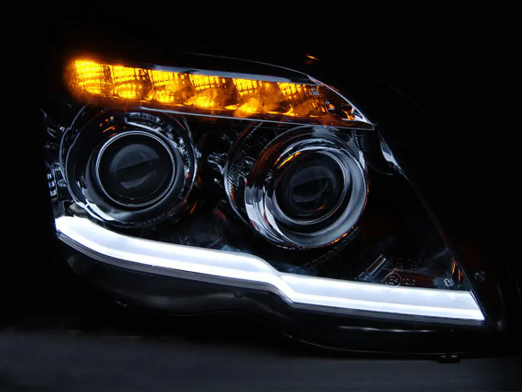 Frontlykter Mercedes-Benz GLK (X204) 2008 - 2012 │ TUBE LIGHT BLACK – bilde 4