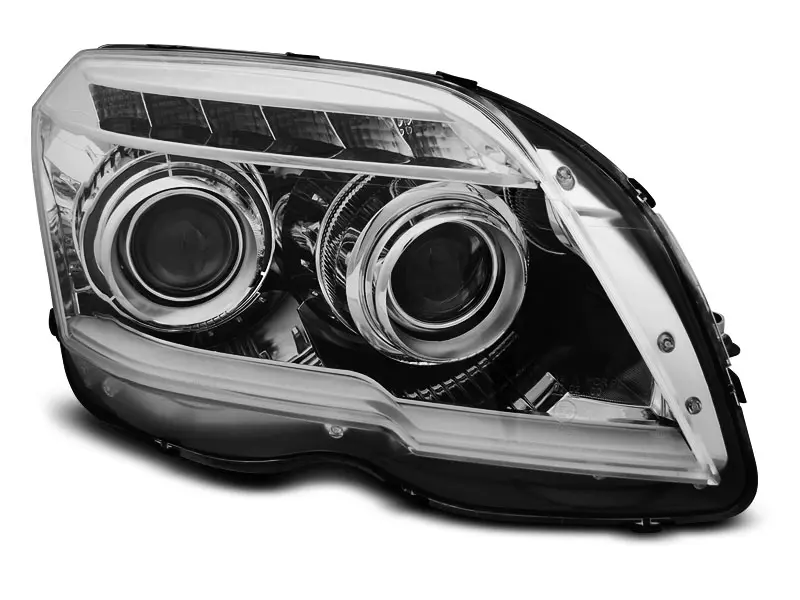 Frontlykter Mercedes-Benz GLK (X204) 2008 - 2012 │ TUBE LIGHT CHROME – bilde 6