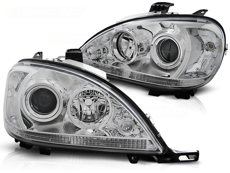 Frontlykter Mercedes-Benz M-Klasse (W163) 1998-2001 CHROME