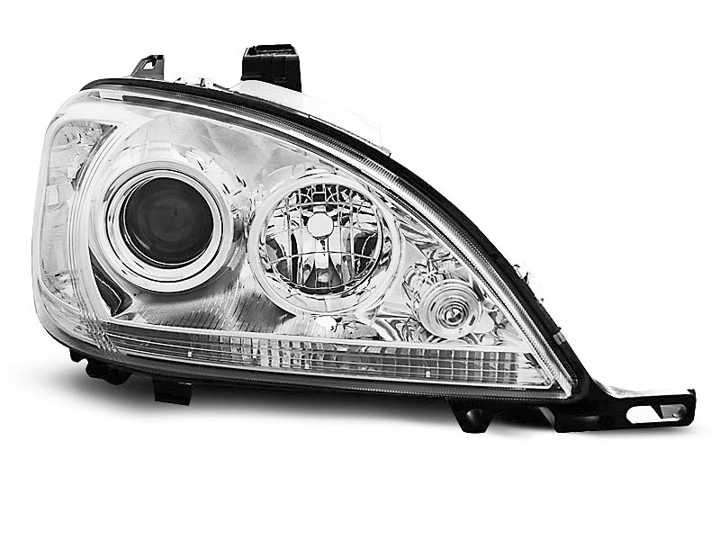 Frontlykter Mercedes-Benz M-Klasse (W163) 1998-2001 CHROME – bilde 2