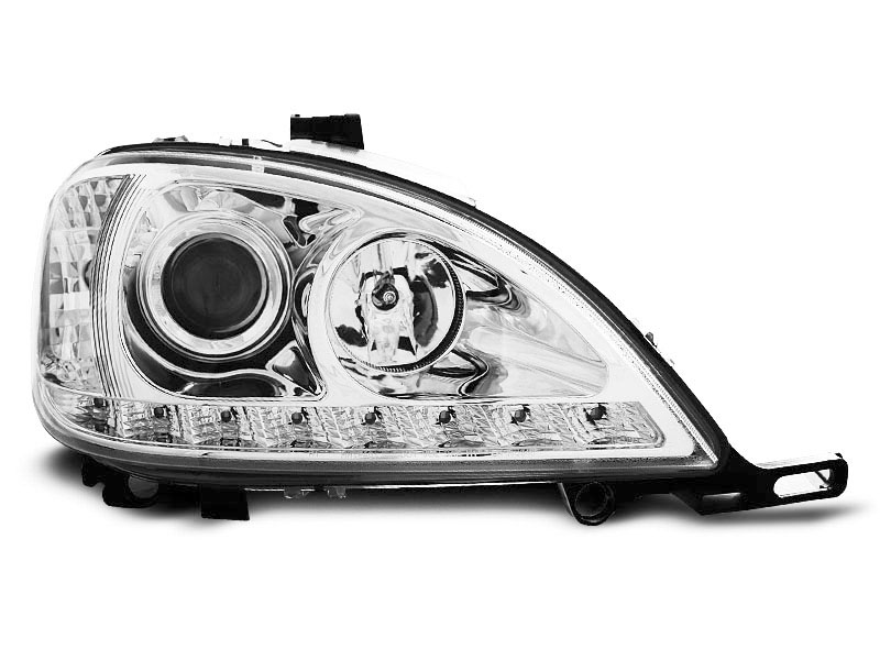 Frontlykter Mercedes-Benz M-Klasse (W163) 2001-2005 DAYLIGHT CHROME – bilde 4
