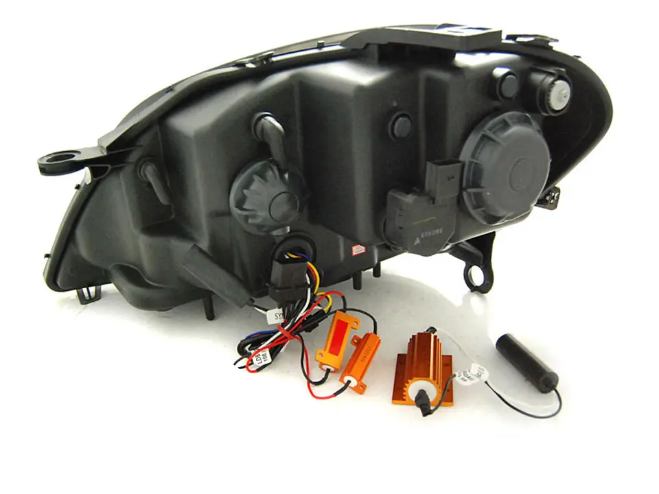 Frontlykter Mercedes-Benz M-Klasse (W164) 2005-2007 TUBE LIGHT CHROME SEQ – bilde 2