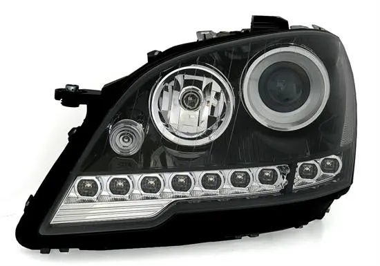 Frontlykter Mercedes-Benz M-Klasse (W164) ML 2005-2007 DAYLIGHT BLACK – bilde 2