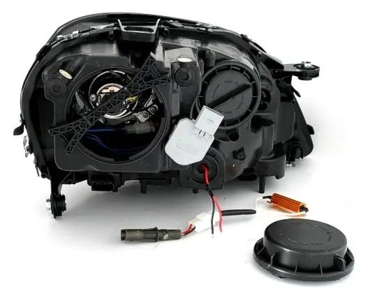 Frontlykter Mercedes-Benz M-Klasse (W164) ML 2005-2007 DAYLIGHT BLACK – bilde 4