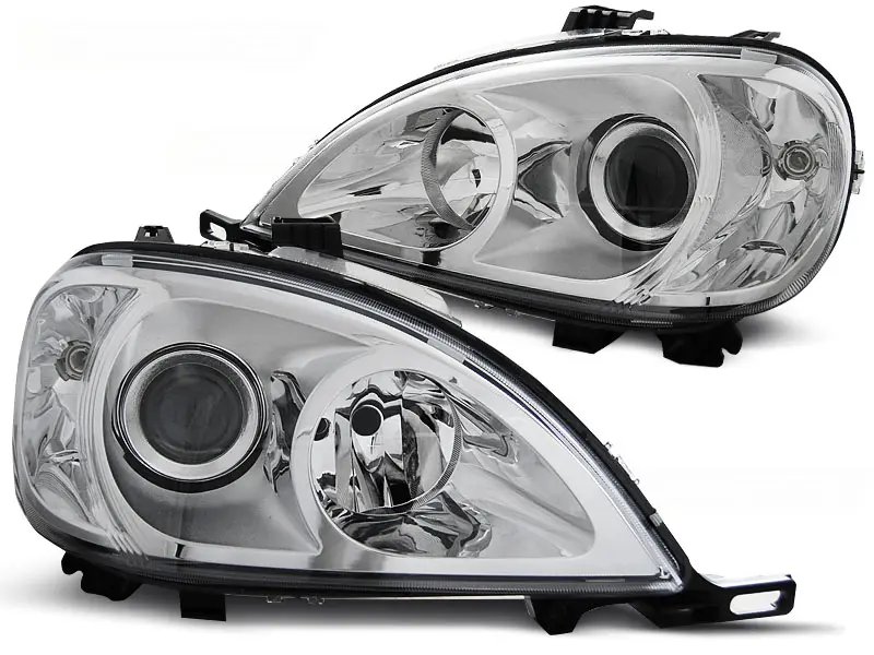 Frontlykter Mercedes-Benz ML (W163) 1997 - 2001 │ CHROME – bilde 2