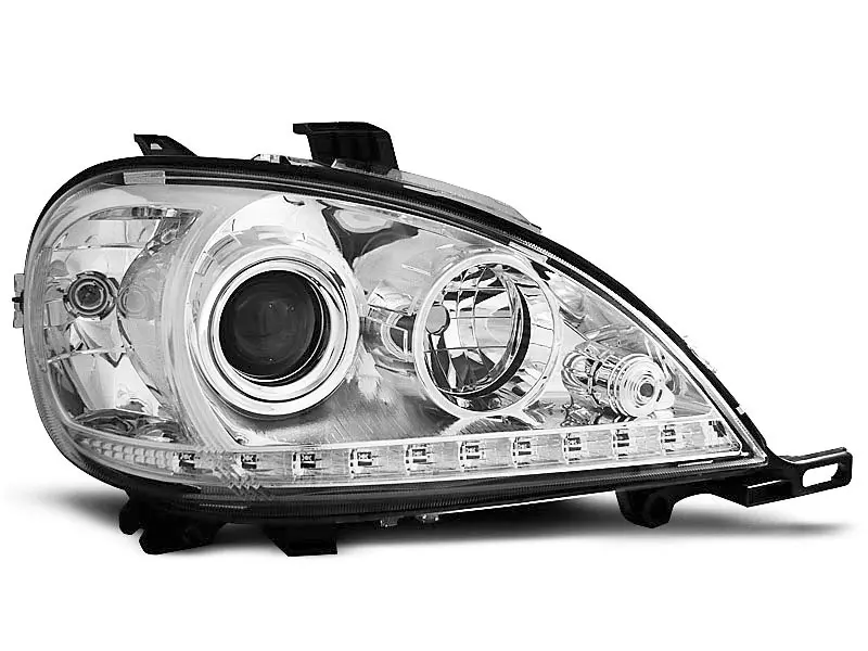 Frontlykter Mercedes-Benz ML (W163) 1997 - 2001 │ DAYLIGHT CHROME – bilde 2