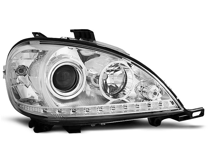 Frontlykter Mercedes-Benz ML (W163) Facelift 2001 - 2005 │ DAYLIGHT CHROME – bilde 2