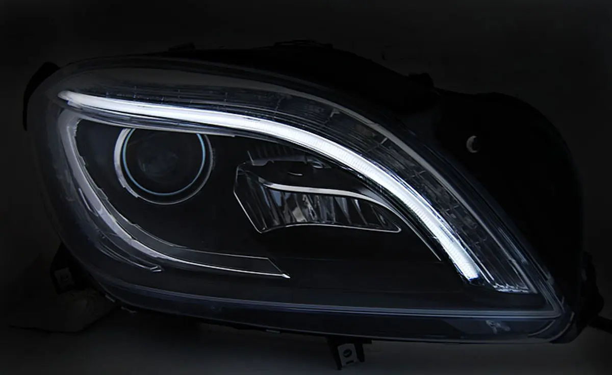 Frontlykter Mercedes-Benz ML (W166) 2011 - 2015 │ BLACK LED – bilde 2