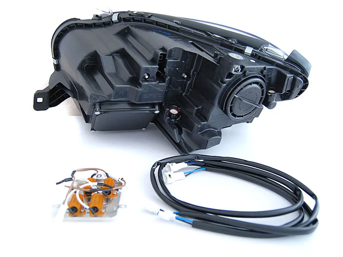 Frontlykter Mercedes-Benz ML (W166) 2011 - 2015 │ BLACK LED – bilde 4