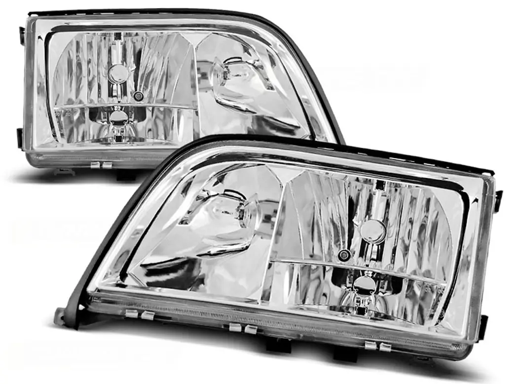 Frontlykter Mercedes-Benz S-Klasse (W140) 1991-1998 CHROME