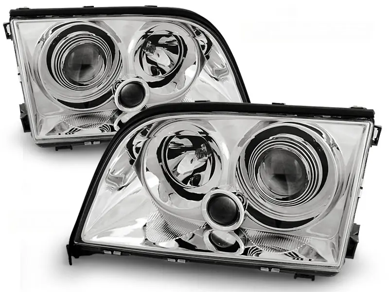 Frontlykter Mercedes-Benz S-Klasse (W140) 1991-1998 CHROME