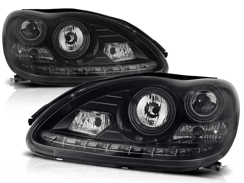 Frontlykter Mercedes-Benz S-Klasse (W220) 1998-2005 DAYLIGHT BLACK – bilde 3