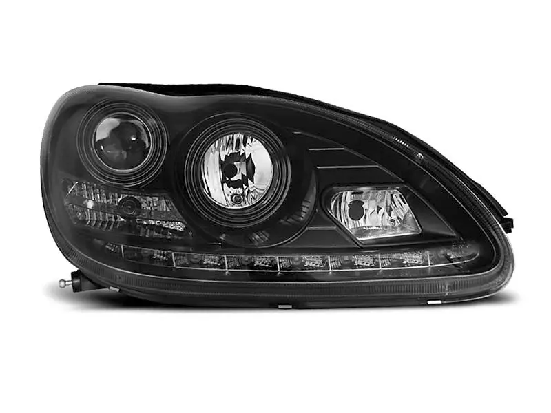 Frontlykter Mercedes-Benz S-Klasse (W220) 1998-2005 DAYLIGHT BLACK – bilde 4