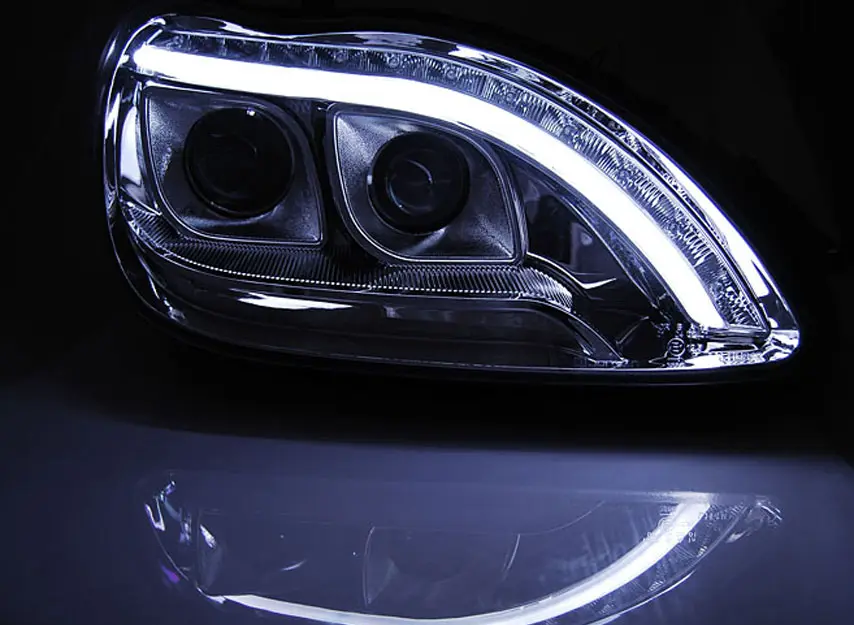 Frontlykter Mercedes-Benz S-Klasse (W220) 1998-2005 DAYLIGHT CHROME – bilde 4