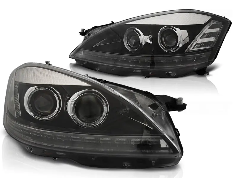 Frontlykter Mercedes-Benz S-Klasse (W221) 2005-2009 XENON DAYLIGHT BLACK