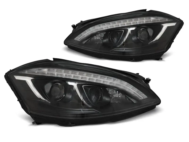 Frontlykter Mercedes-Benz S-Klasse (W221) 2005-2009 XENON DAYLIGHT BLACK – bilde 5