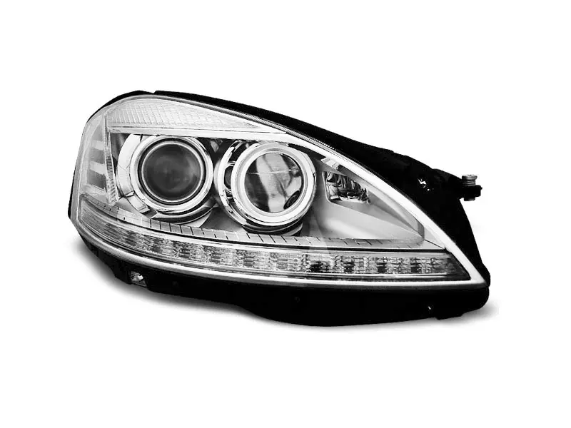 Frontlykter Mercedes-Benz S-Klasse (W221) 2005-2009 XENON DAYLIGHT CHROME – bilde 4
