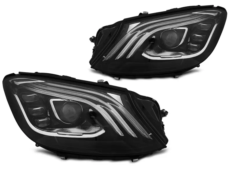 Frontlykter Mercedes-Benz S (W222) 2013 - 2017 │ LED BLACK – bilde 4