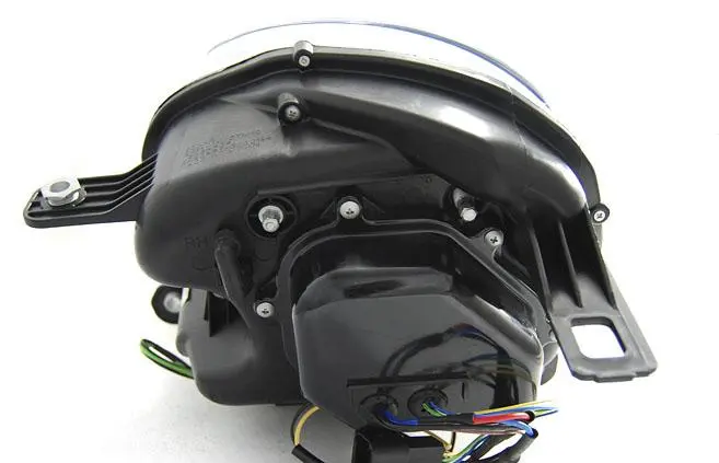 Frontlykter Mercedes-Benz SLK (R170) 1996-2004 ANGEL EYES BLACK – bilde 4