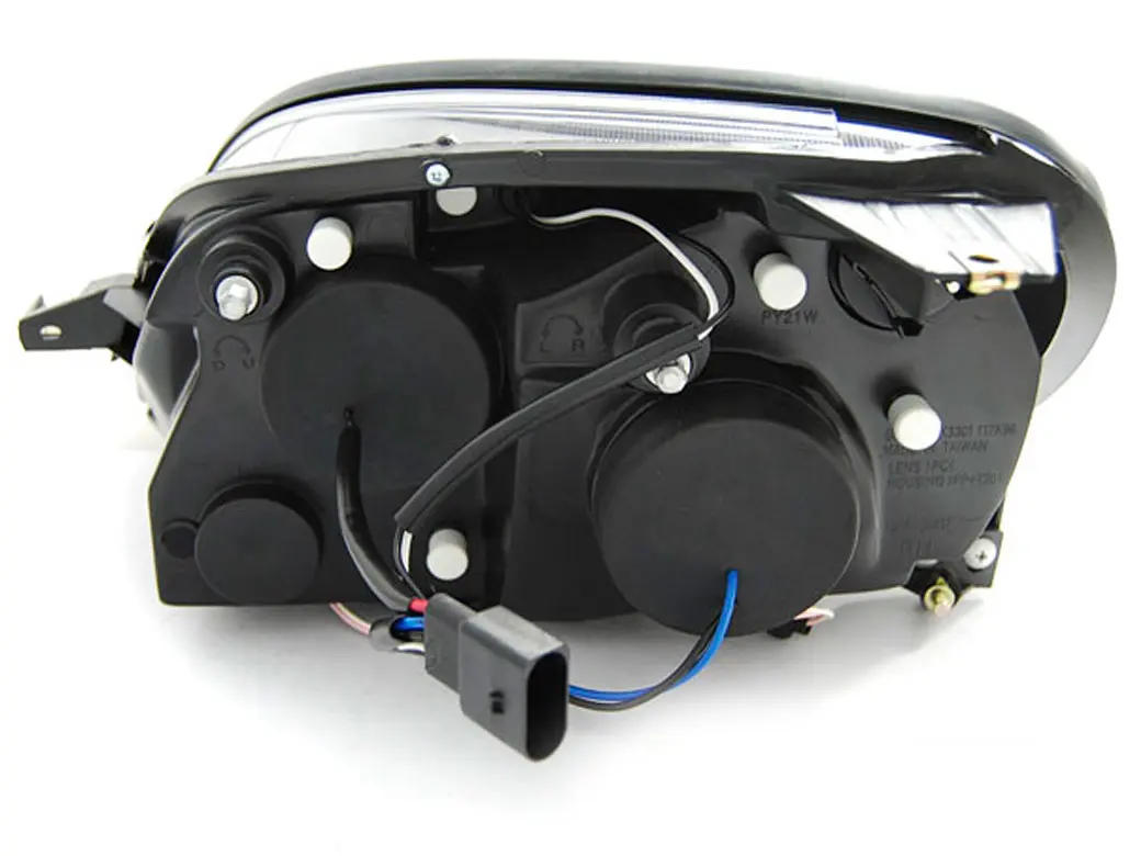 Frontlykter Mercedes-Benz SLK (R170) 1996-2004 ANGEL EYES CCFL BLACK – bilde 5