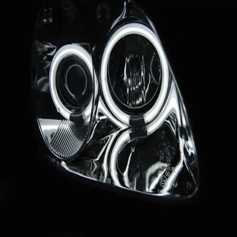 Frontlykter Mercedes-Benz SLK (R170) 1996-2004 ANGEL EYES CCFL CHROME – bilde 3