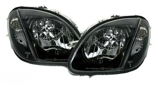 Frontlykter Mercedes-Benz SLK (R170) 1996-2004 BLACK – bilde 2