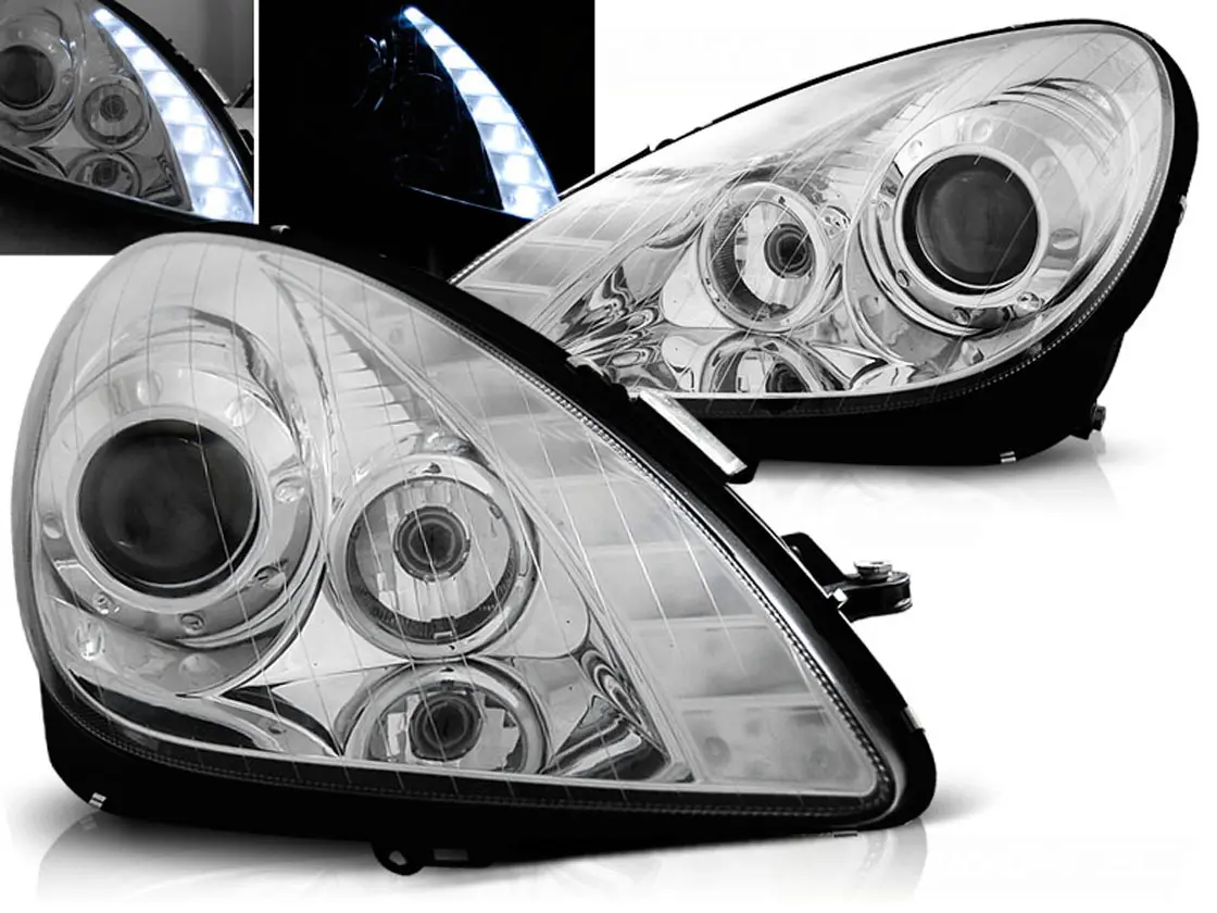 Frontlykter Mercedes-Benz SLK (R171) 2004-2011 CHROME