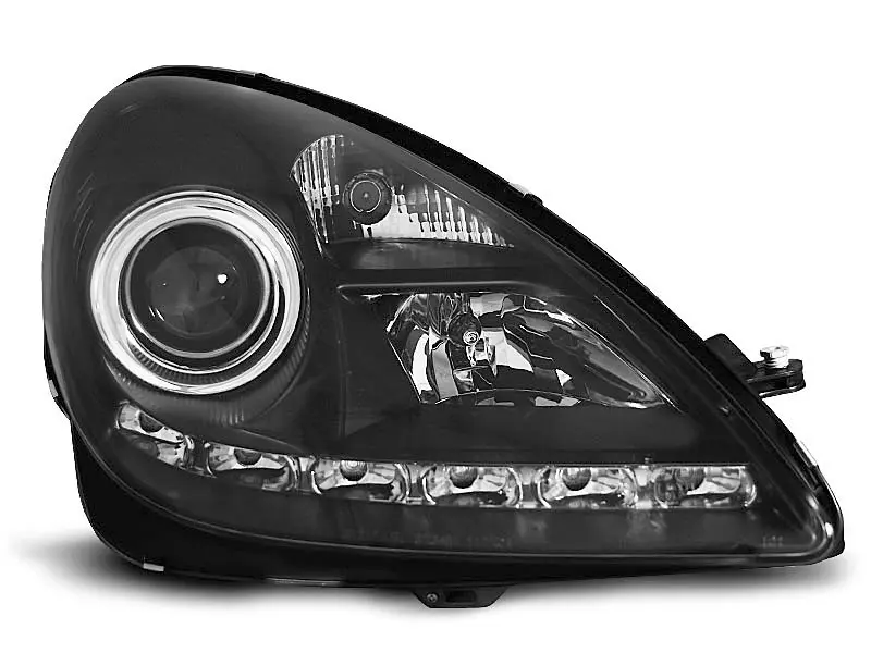 Frontlykter Mercedes-Benz SLK (R171) 2004-2011 DAYLIGHT BLACK – bilde 5