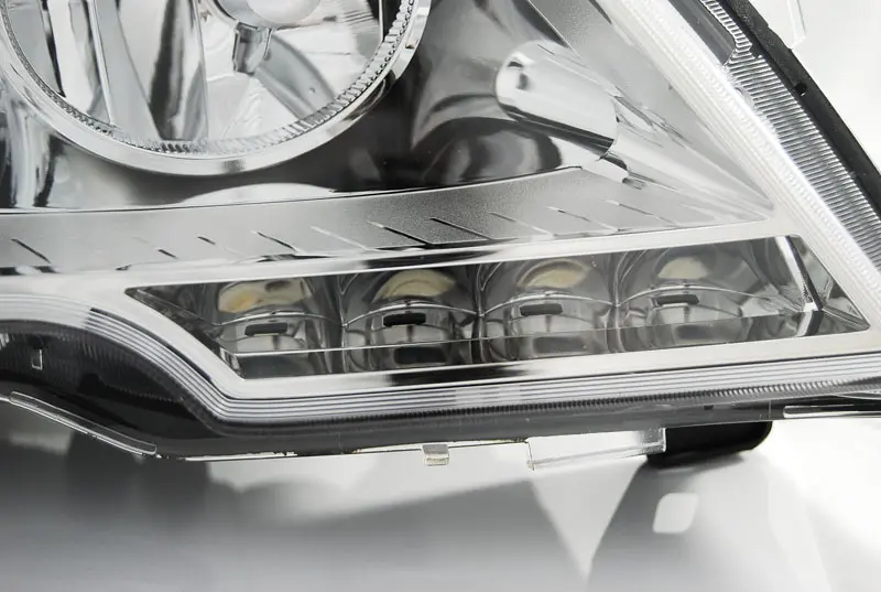 Frontlykter Mercedes-Benz Vito (W639) / Viano (W639) Facelift 2010 - 2014 │ TRUE DRL CHROME – bilde 4