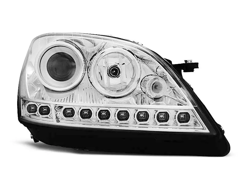 Frontlykter MERCEDESM-Klasse ML (W164) 2005-2007 DAYLIGHT CHROME – bilde 3