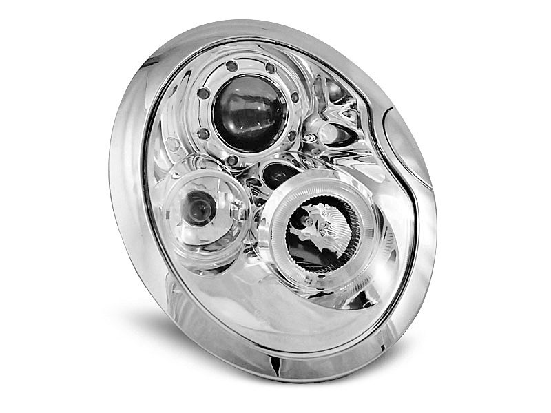 Frontlykter  MINI COOPER 2001-2004 ANGEL EYES CHROME Image 2