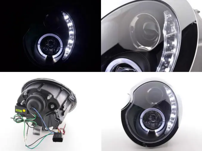 Frontlykter MINI COOPER 2001-2006 DAYLIGHT BLACK – bilde 2