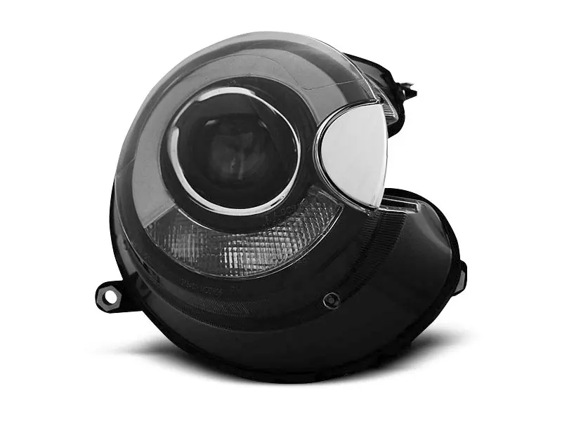 Frontlykter MINI COOPER 2006-2014 TUBE LIGHT BLACK – bilde 5