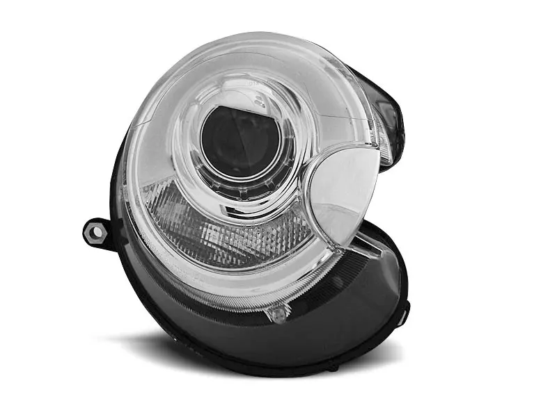 Frontlykter MINI COOPER 2006-2014 TUBE LIGHT CHROME – bilde 5
