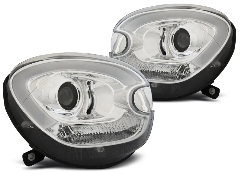 Frontlykter MINI COOPER COUNTRYMAN (R60/R61) 2010-2014 TUBE LIGHT CHROME Image 4