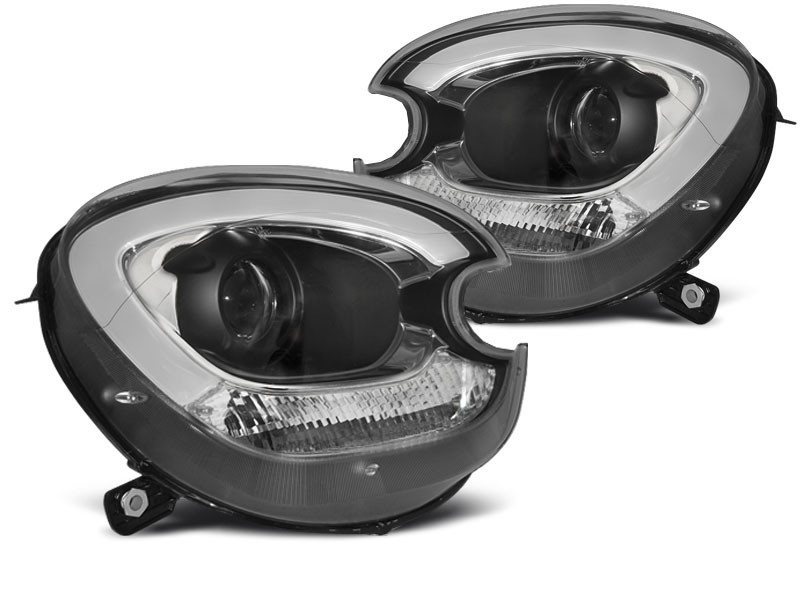 Frontlykter MINI COOPER COUNTRYMAN (R60/R61) 2010-2014 XENON TUBE LIGHT BLACK – bilde 4