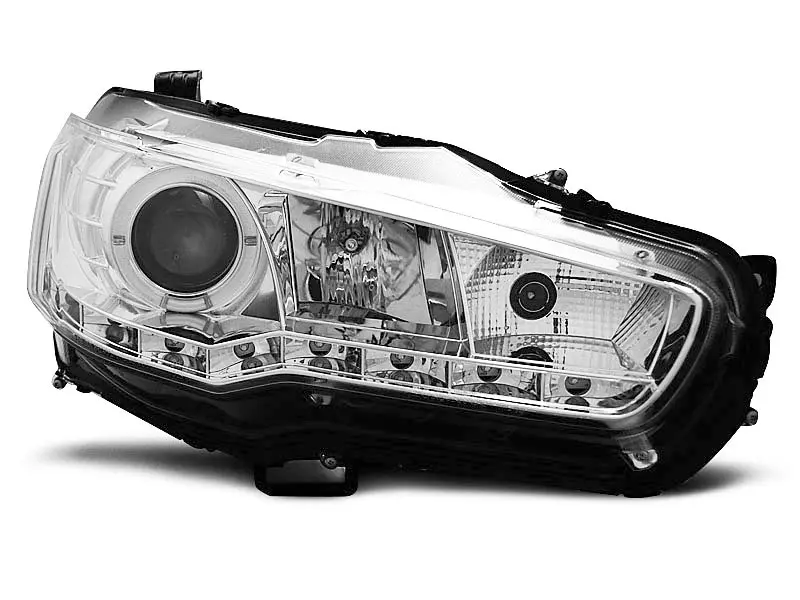 Frontlykter MITSUBISHI LANCER 8 2008~ DAYLIGHT CHROME – bilde 2