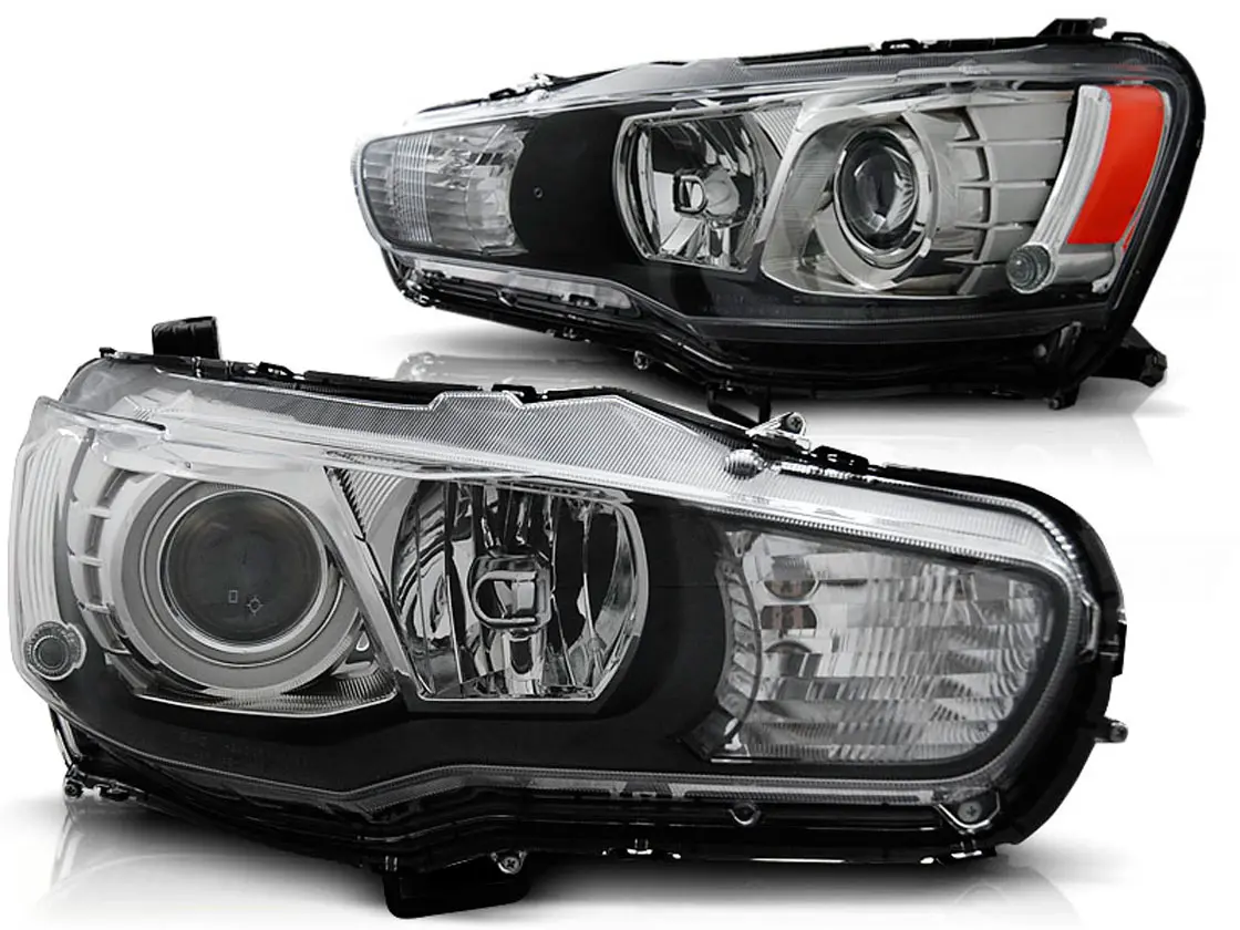 Frontlykter MITSUBISHI LANCER 8 2008~ XENON LOOK