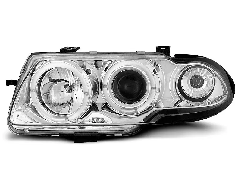 Frontlykter OPEL ASTRA (F) 1991-1994 ANGEL EYES CHROME – bilde 2