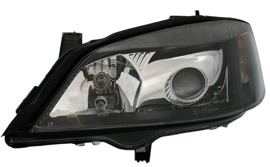 Frontlykter OPEL ASTRA (G) 1997-2004 BLACK H7 – bilde 2