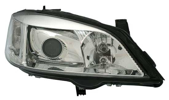 Frontlykter OPEL ASTRA (G) 1997-2004 CHROME H7 – bilde 2